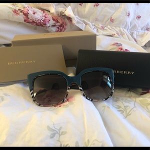 Authentic- Burberry 56mm Cat Eye Sunglasses